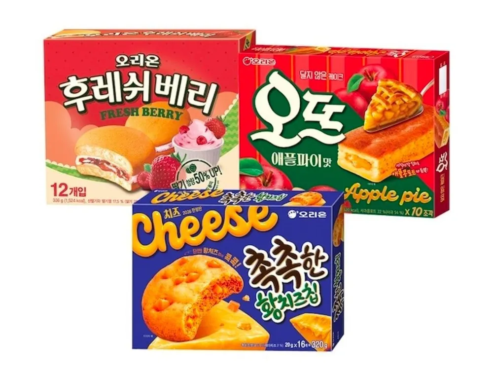 촉촉한황치즈칩 +오뜨 애플파이+ 후레쉬베리