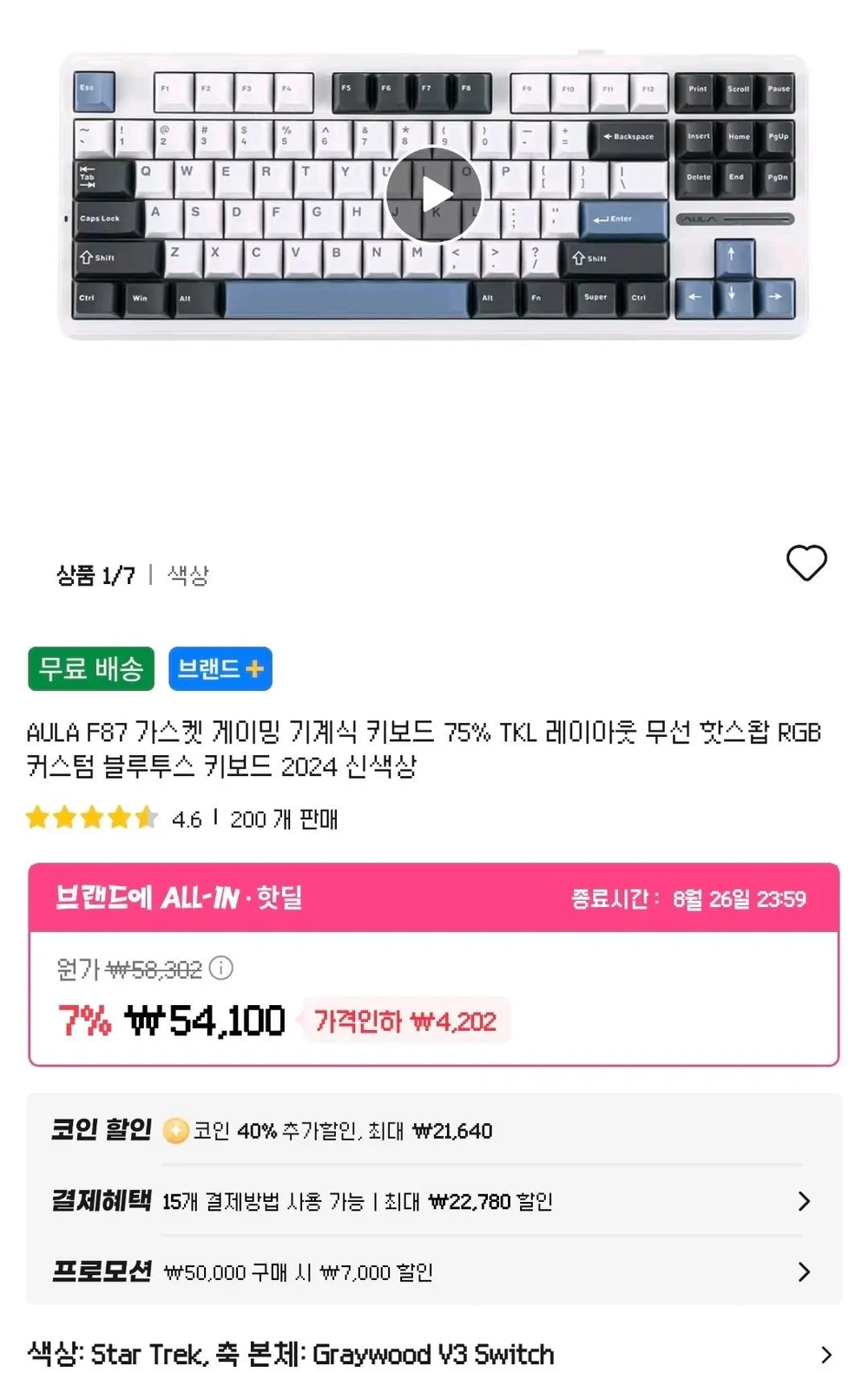 AULA F87 회목축