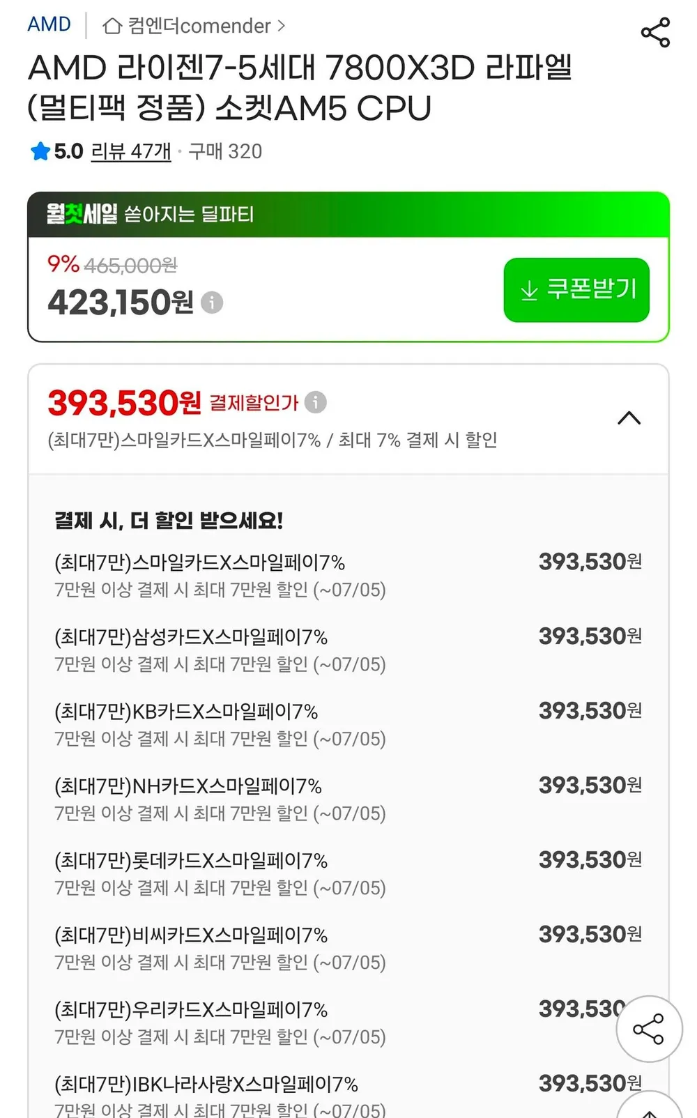 7800X3D 라파엘