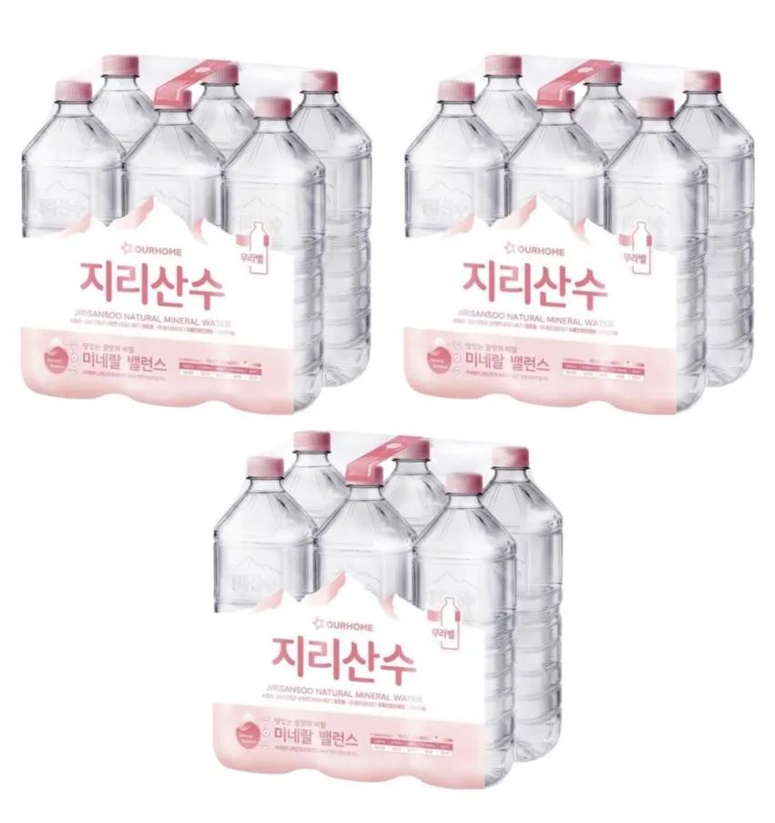 지리산수 무라벨 2L 18개