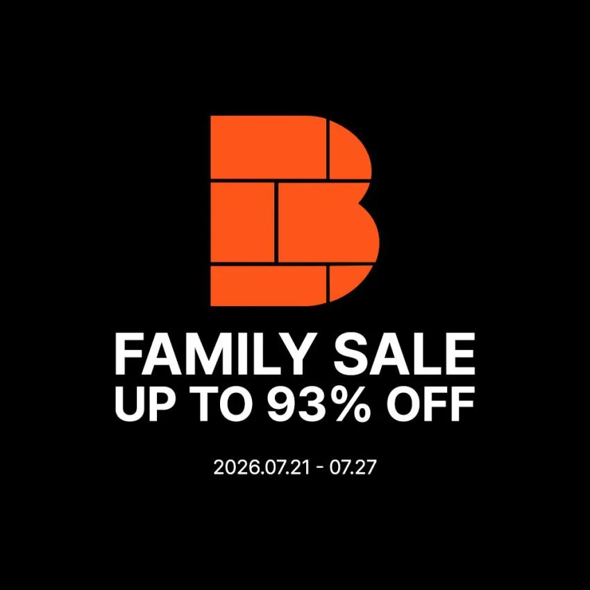 브릭맨션 패밀리세일 ~93% OFF