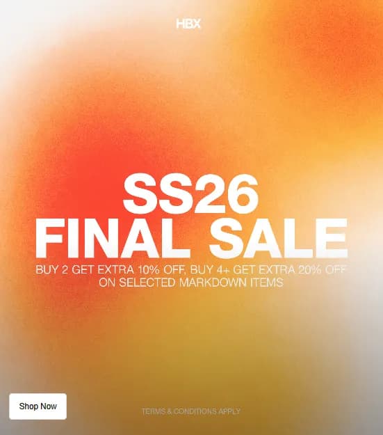 HBX / SS26 FINAL SALE