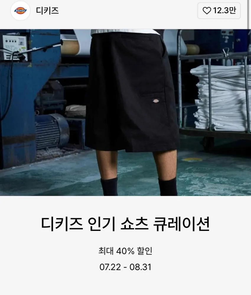 디키즈 쇼츠 모음 40~80