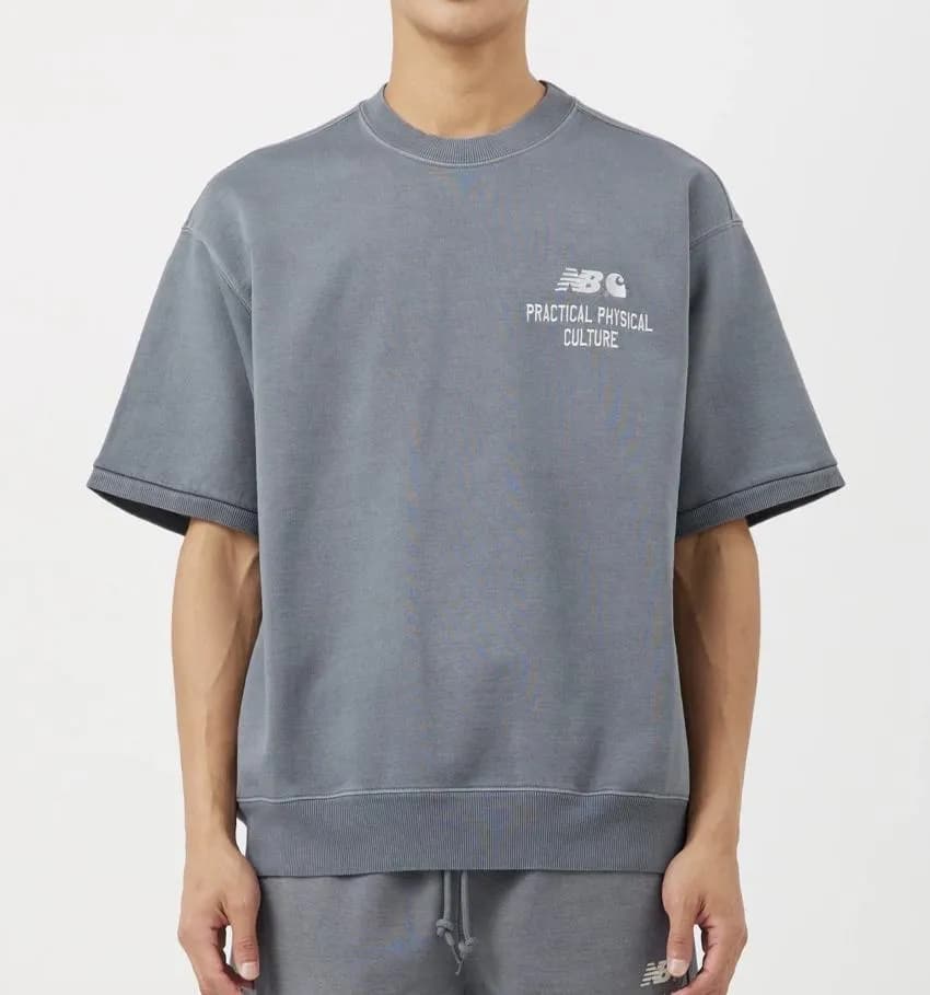 칼하트 WIP x 뉴발란스 스컬프쳐센터 반팔 스웻셔츠 할인율 Up 외