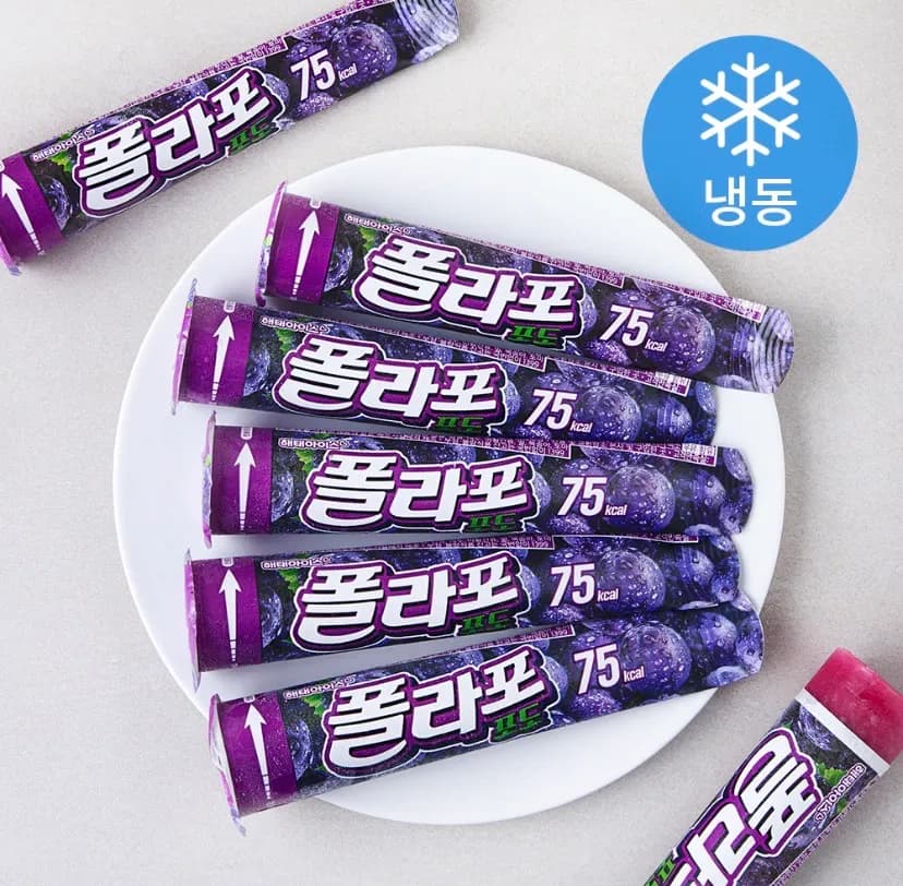 해태 폴라포 포도 6개