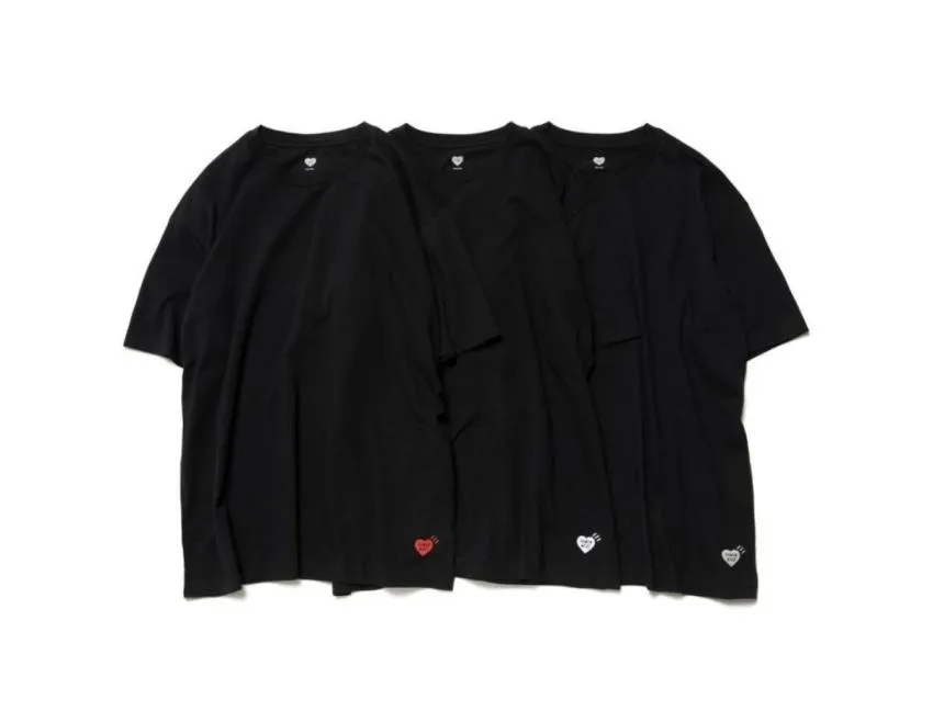 휴먼메이드 하트 언더 로고티 3PACK