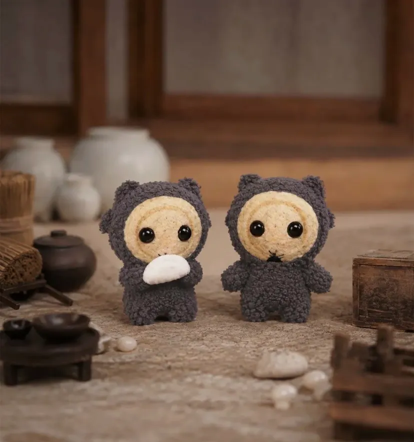 동궁/꺼먹살이 인형키링(8cm)
