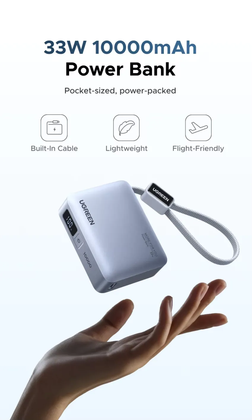 유그린 미니 33W 10000mAh 보조배터리