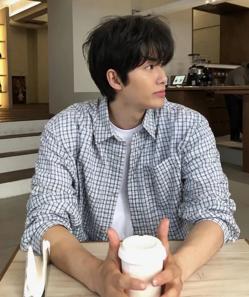데이/시어서커 데일리 체크셔츠
