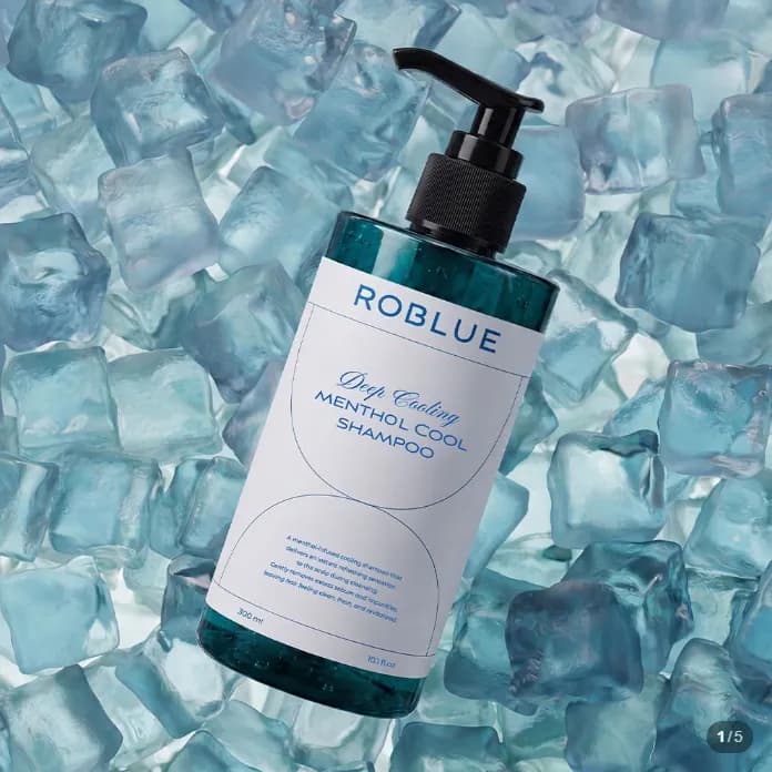 로블루 딥 쿨링 멘톨 12000ppm 쿨 샴푸 300ml