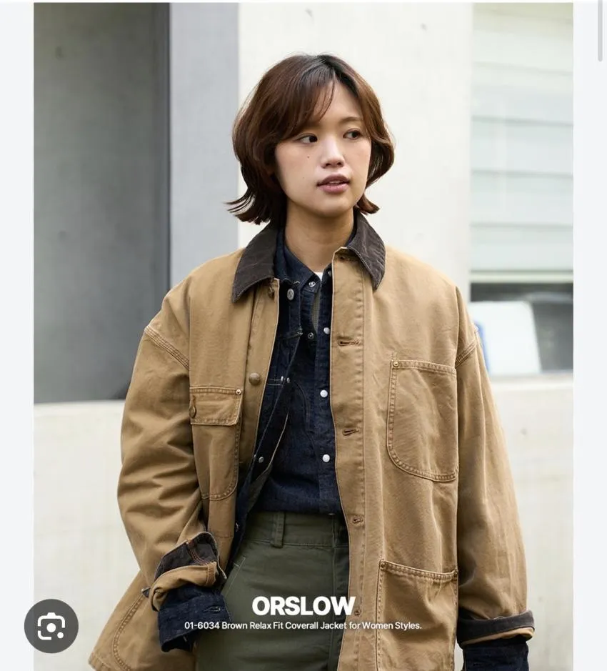 Orslow 커버올 브라운 취스탁 3사이즈 단 1개 선착순 247000
