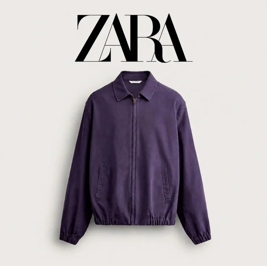 ZARA 코튼 레귤러 핏 재킷 10.4
