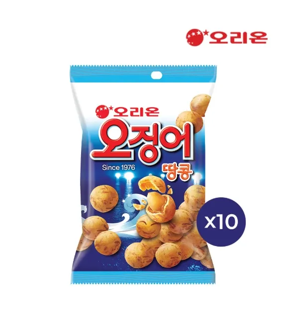 오리온 오징어땅콩 84g 10개