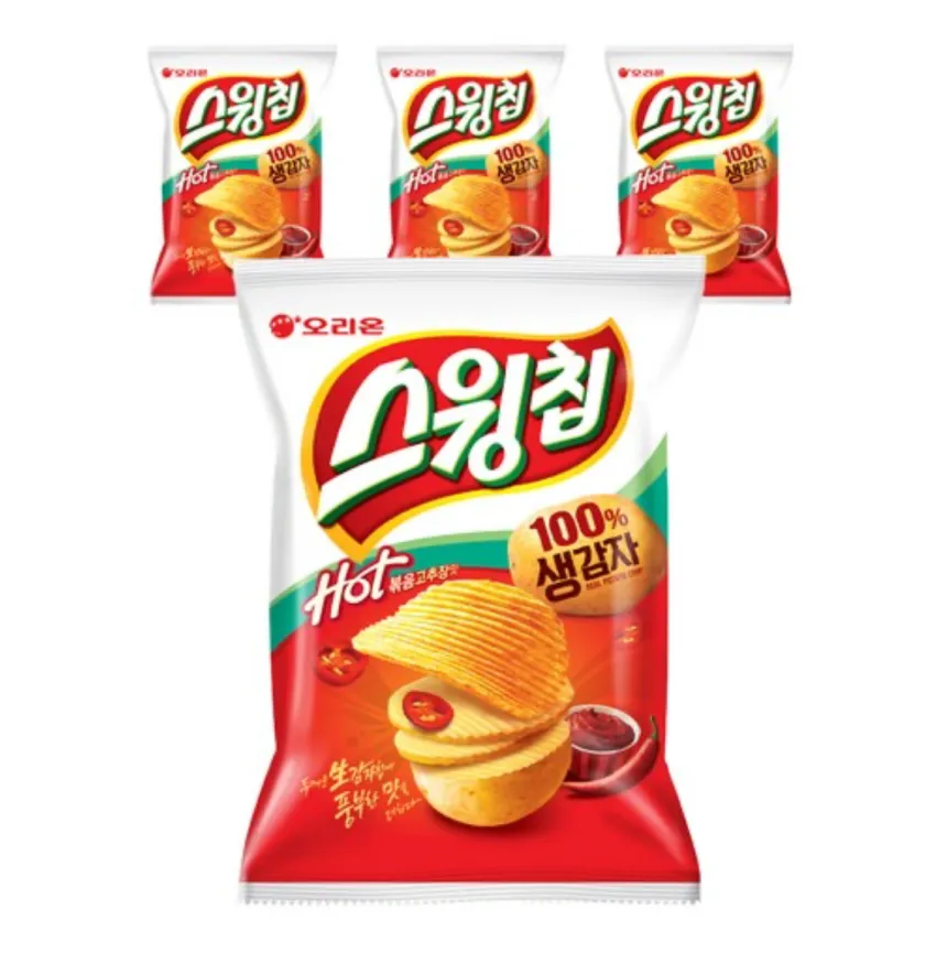스윙칩 볶음고추장맛, 60g, 4개