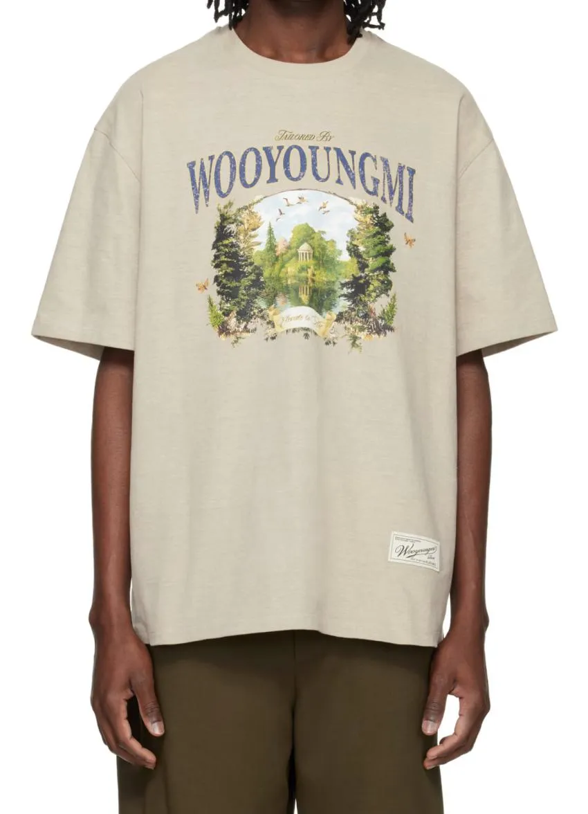우영미 그래픽 티셔츠 $124