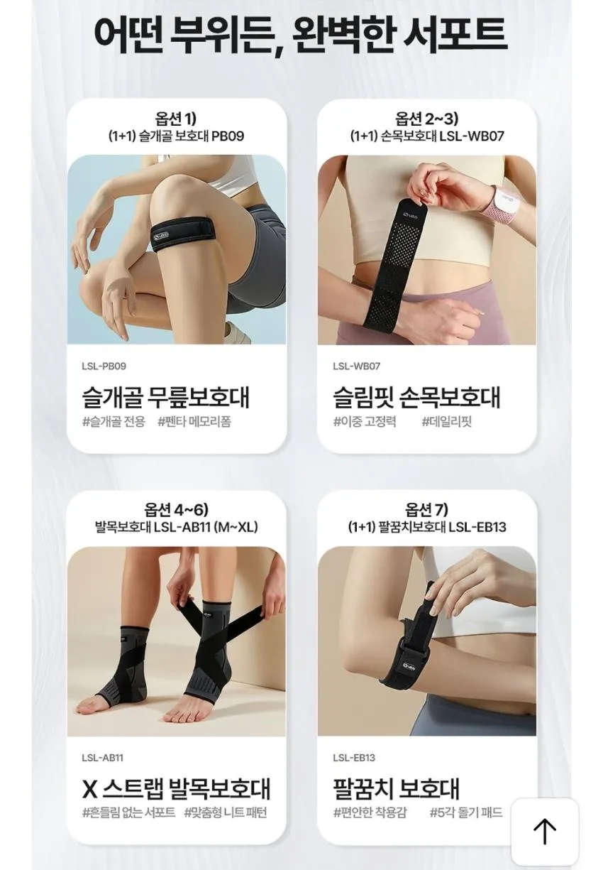 (런미새) 슬개골 무릎보호대 1+1