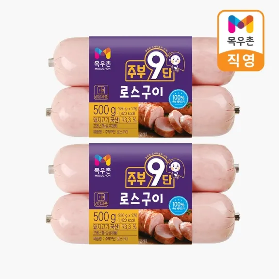 목우촌 주부9단 로스구이 250g, 4개