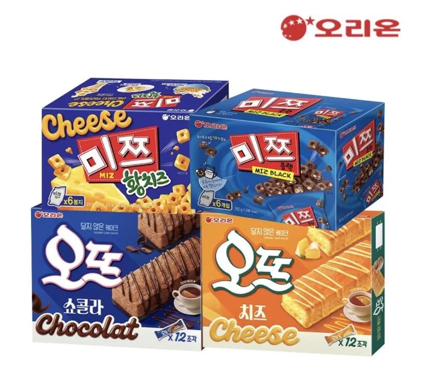 미쯔 황치즈 6P + 미쯔 6P + 오뜨 쇼콜라 12P + 오뜨 치즈 12P