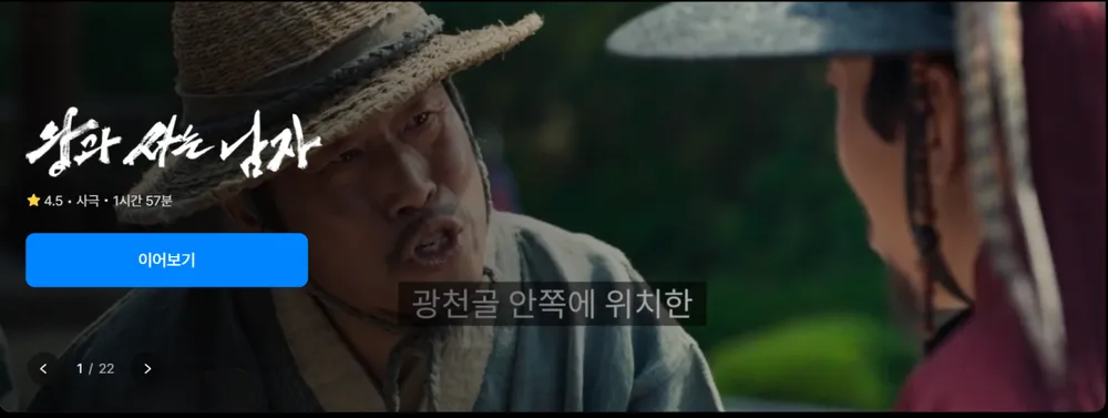 영화 왕과 사는 남자 무료