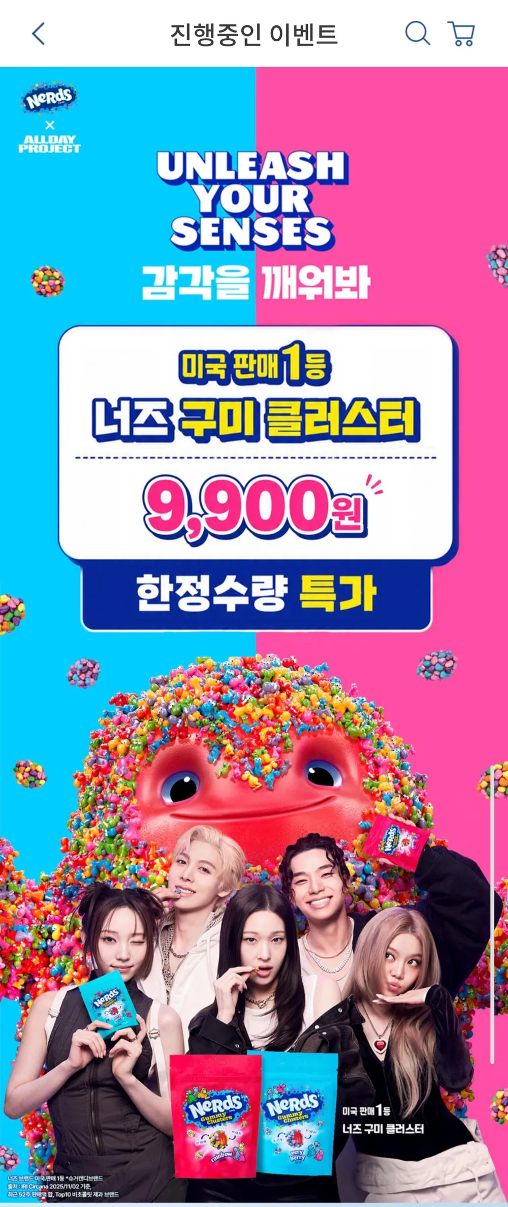 너즈 구미 클러스터226g 2입
