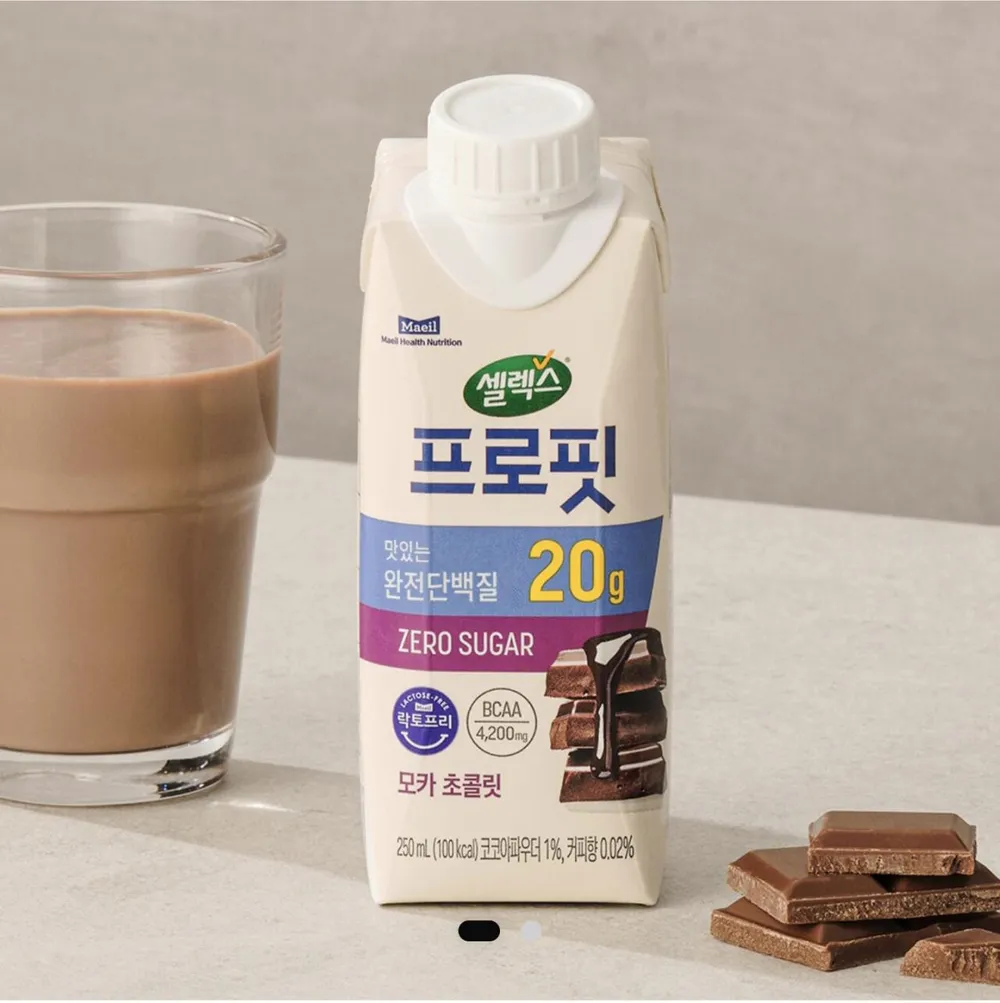 셀렉스 프로핏 완전단백질 음료 2박스 250ml 36팩