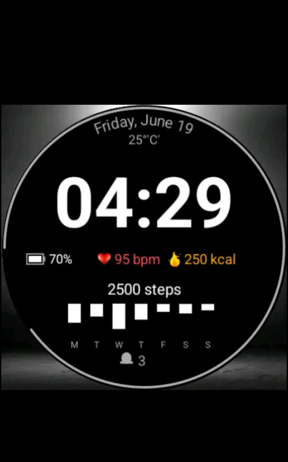 Fitness Pal 워치페이스 외