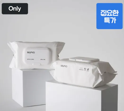 무표 물티슈 82평량 70매 20팩