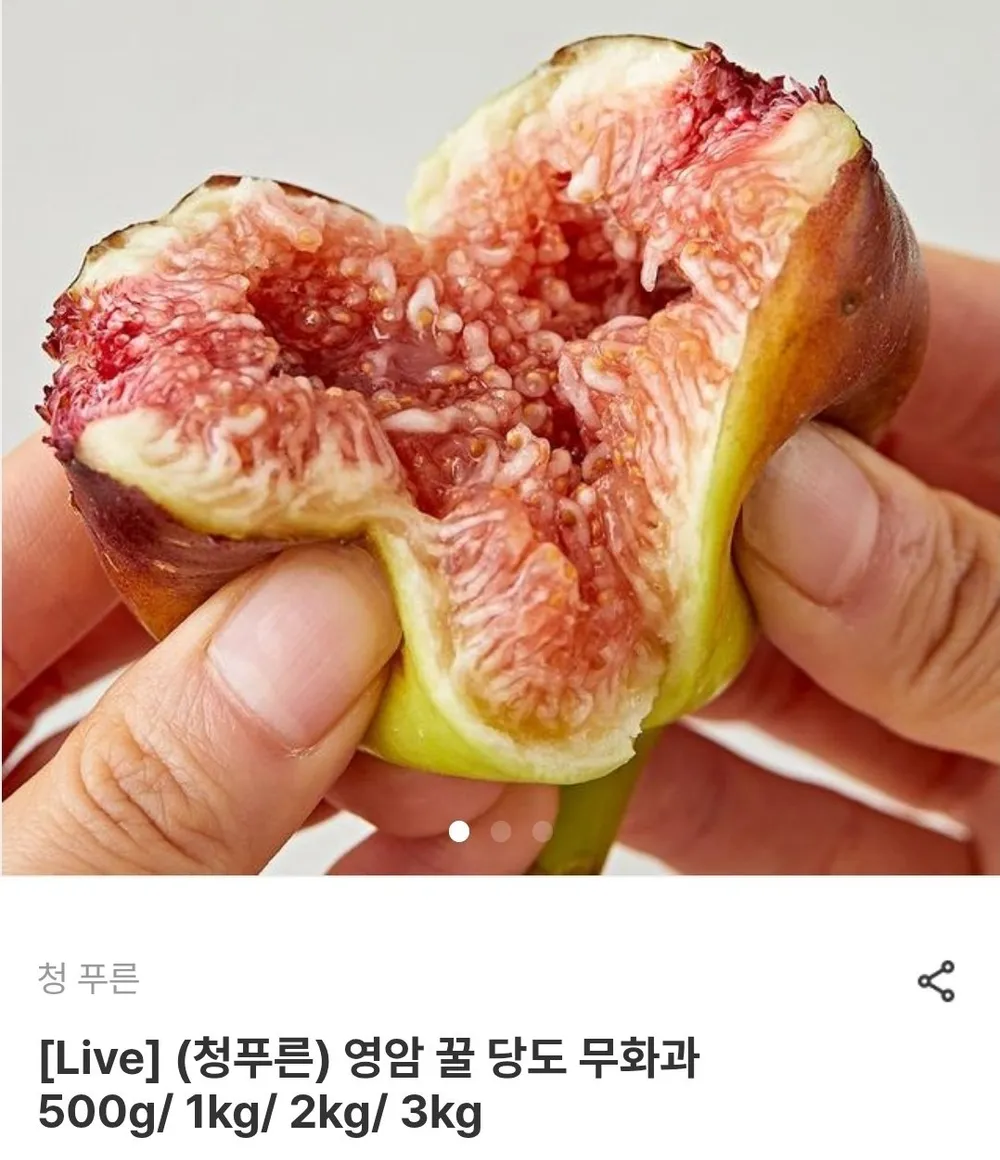 청푸른 영암 무화과 500g, 1kg, 2kg, 3kg