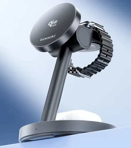 투키 Qi2.2 25W 마그네틱 충전기 25W 15W 고속 충전 3-in-1
