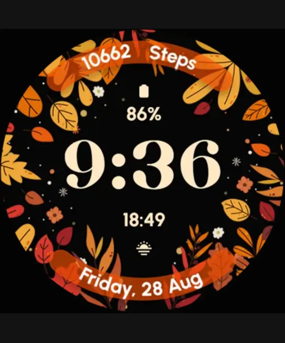 res78 autumn nature 워치페이스 외4종