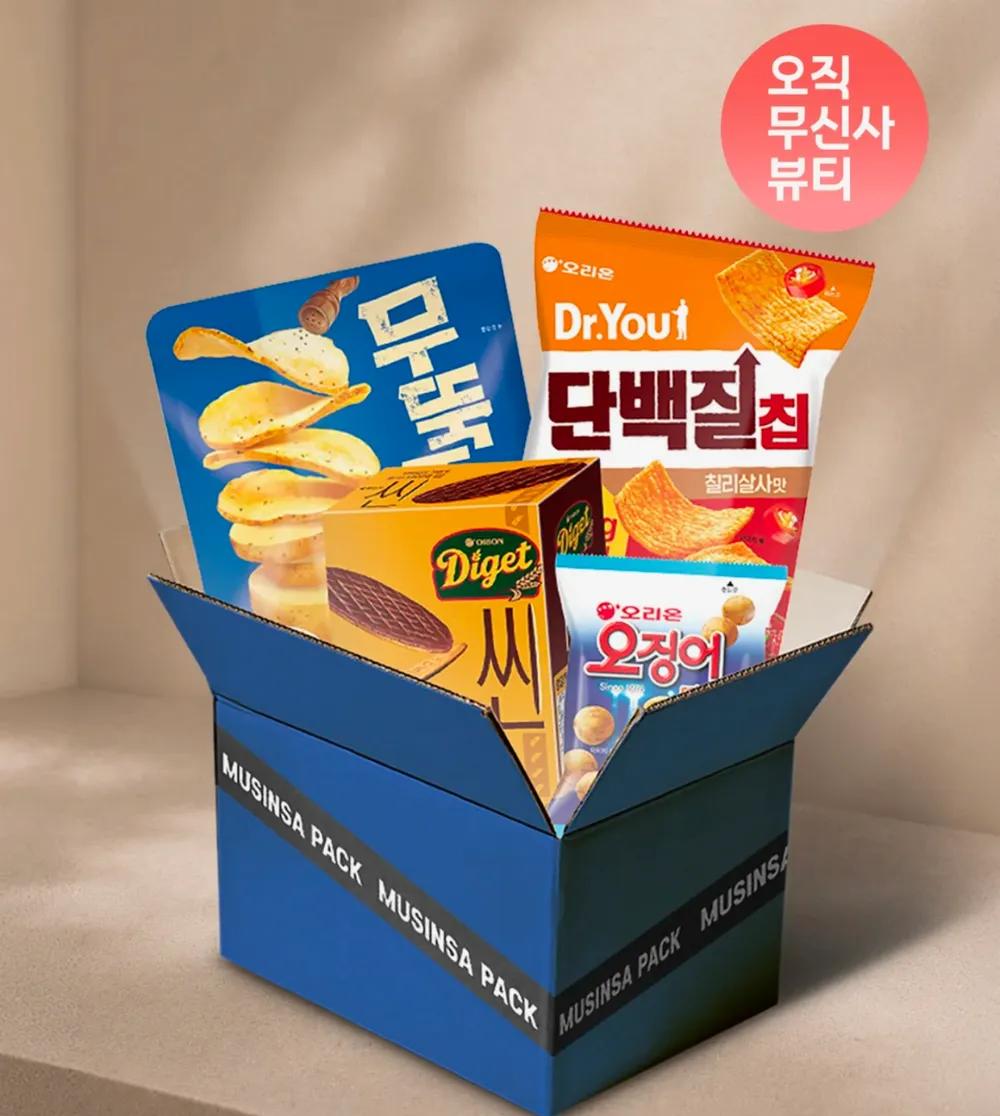 오리온 무뚝뚝 감자칩 60g 3개+다이제씬 3P 84g 3개 + 닥터유 단백질칩 칠리살사 60g 3개 + 심...