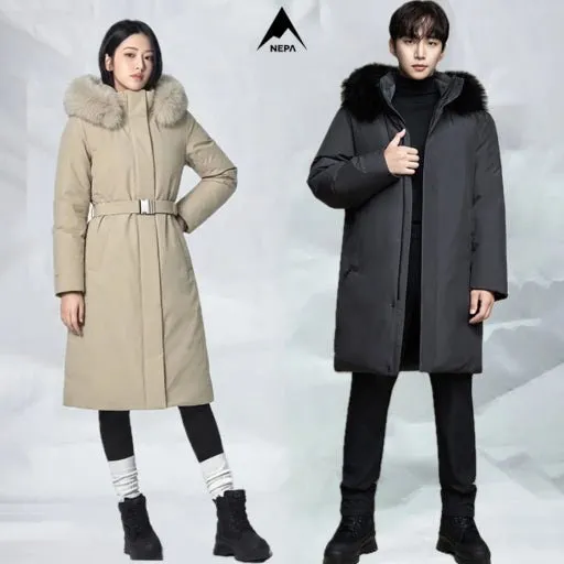 NEPA 아르테 롱 구스코트 다운자켓