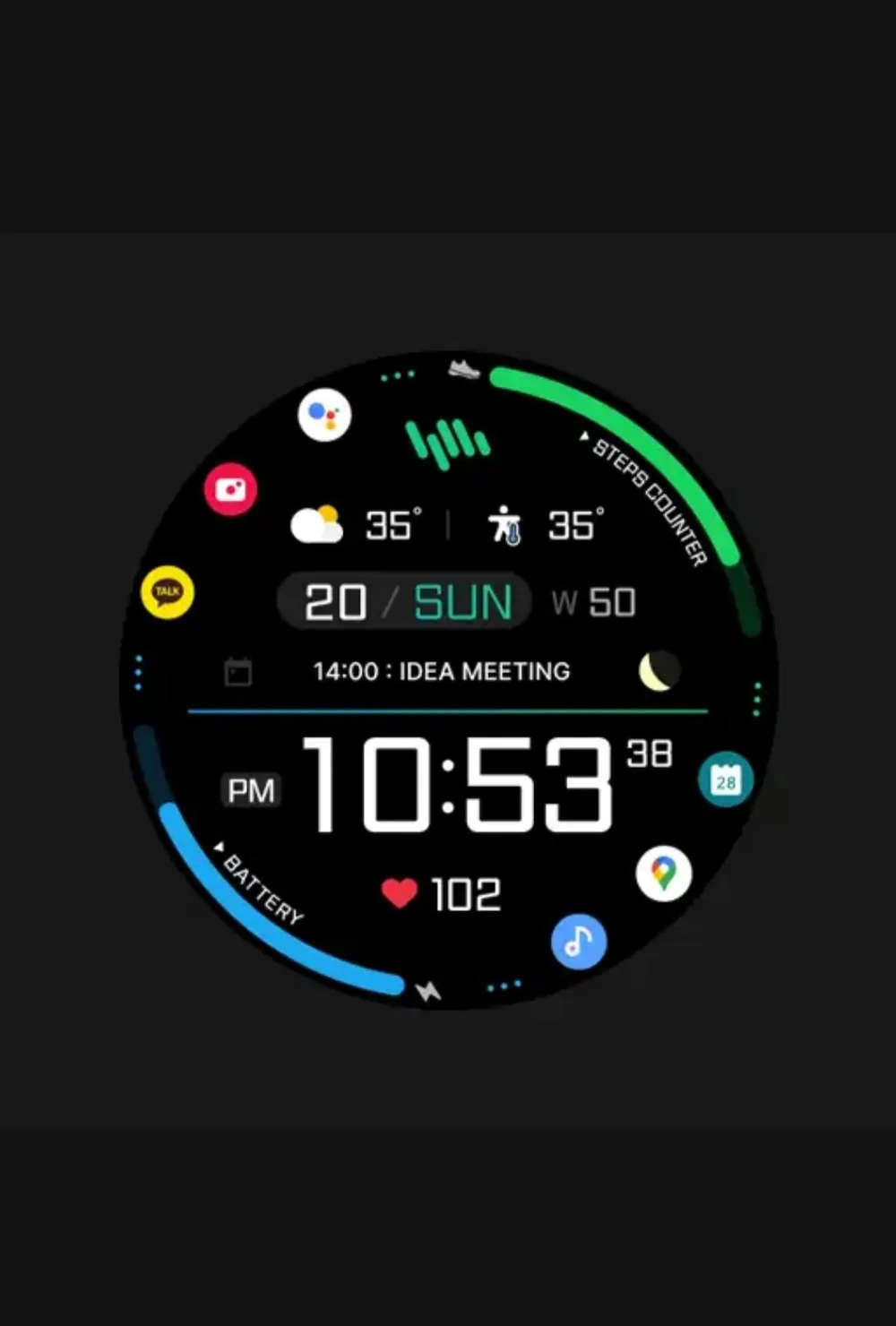 samwatch utility a 2024 워치페이스 외
