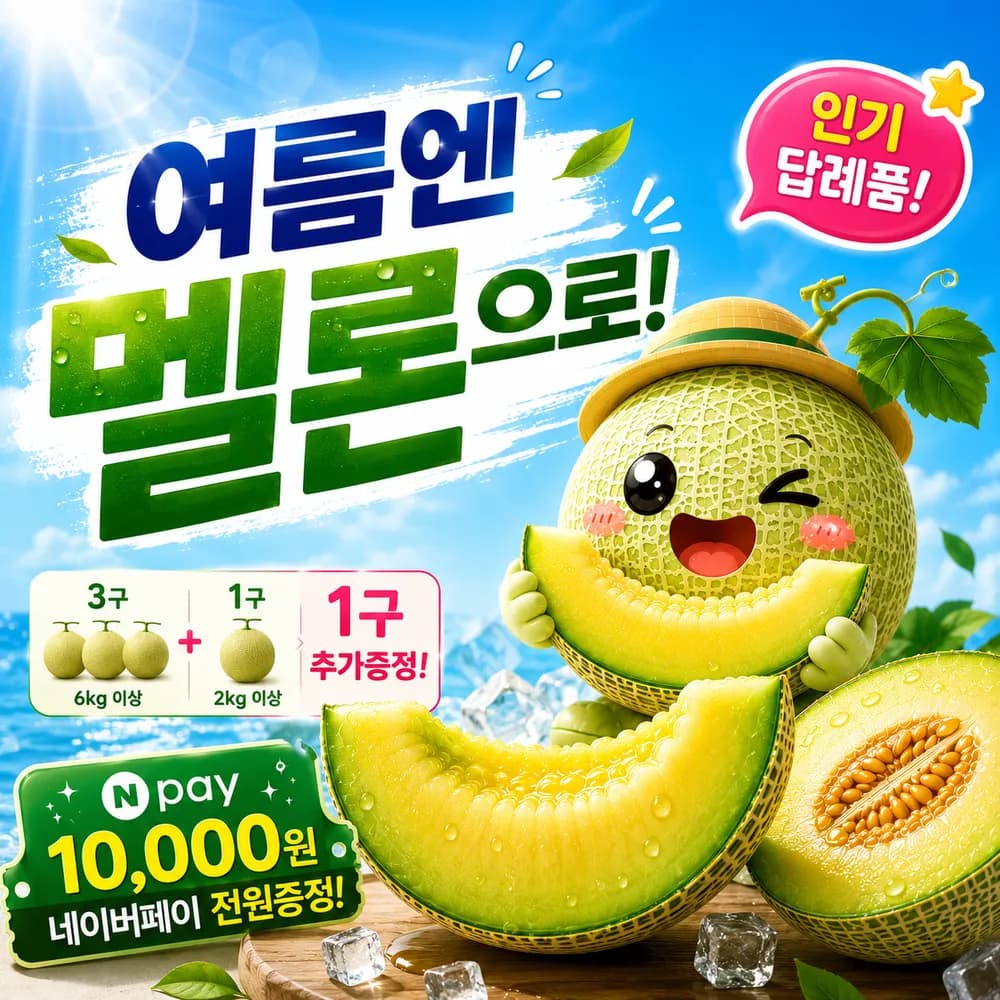 멜론 4구 + N페이 1만
