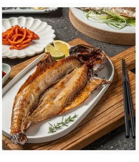 반건조 민어 5마리 (31cm 내외) 1.4kg 해풍에 말린