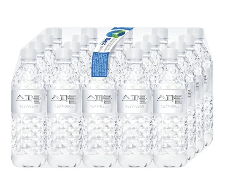 스파클 생수, 무라벨, 500ml, 80개 [7,840원/무배]