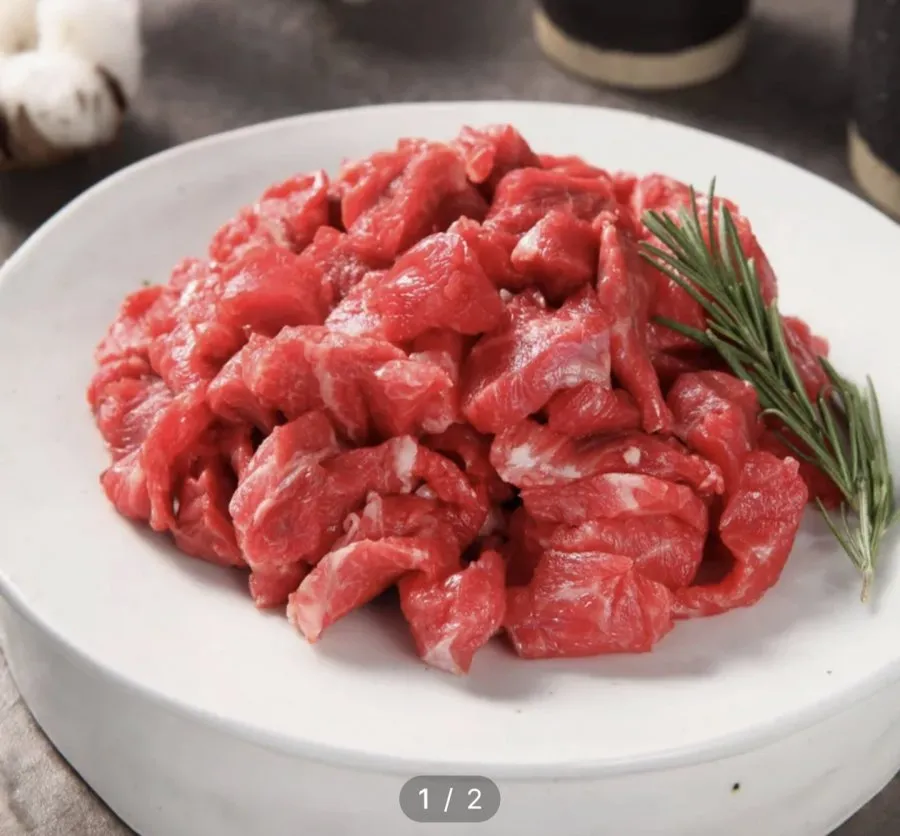 냉장 1++한우국거리 500gx2팩 1kg
