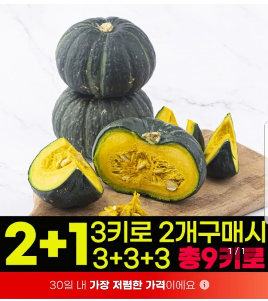제주 직송 보우짱 밤단호박 3kg