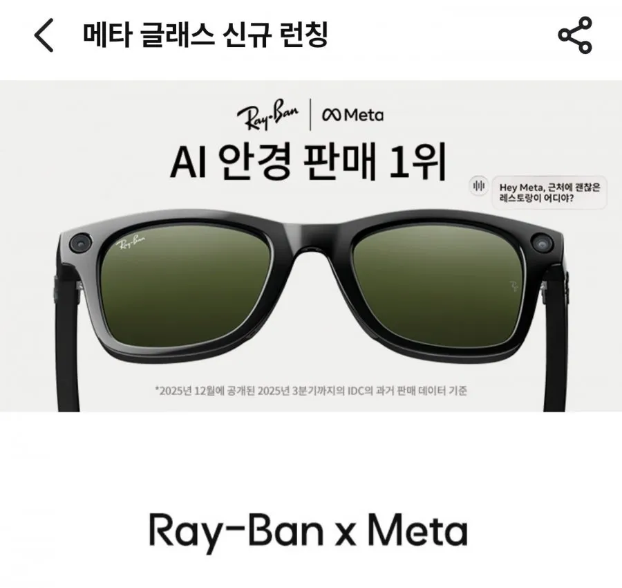메타 AI 글라스