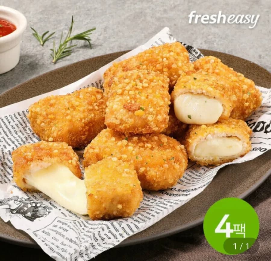 theEASY 치킨치즈블럭 330g x 4팩
