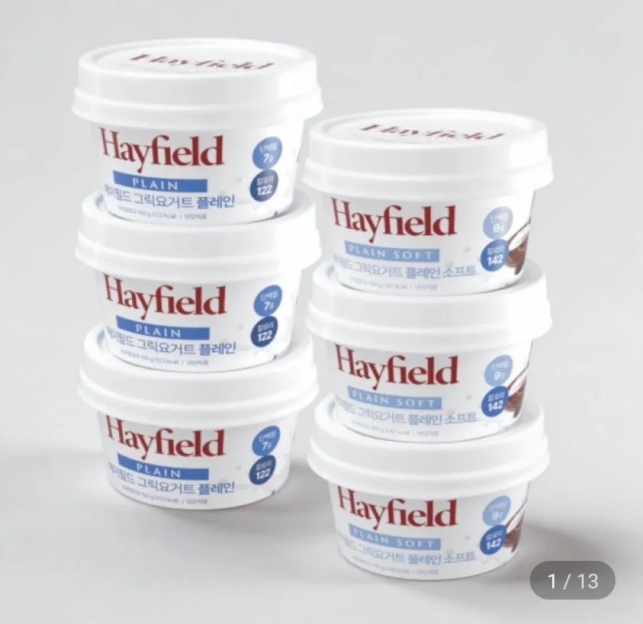 헤이필드 그릭요거트 플레인 100g 3개 + 플레인 소프트 100g 3개