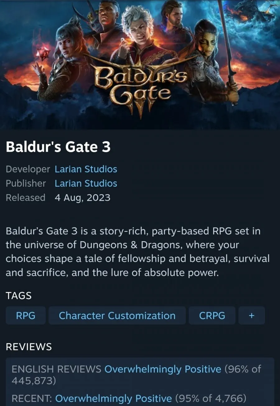 Baldurs Gate 3