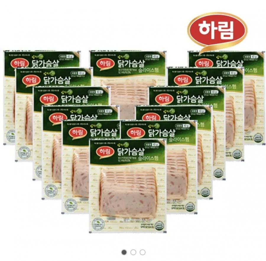 하림 밥에 싸먹는 담백한 닭가슴살 햄 43g 12봉