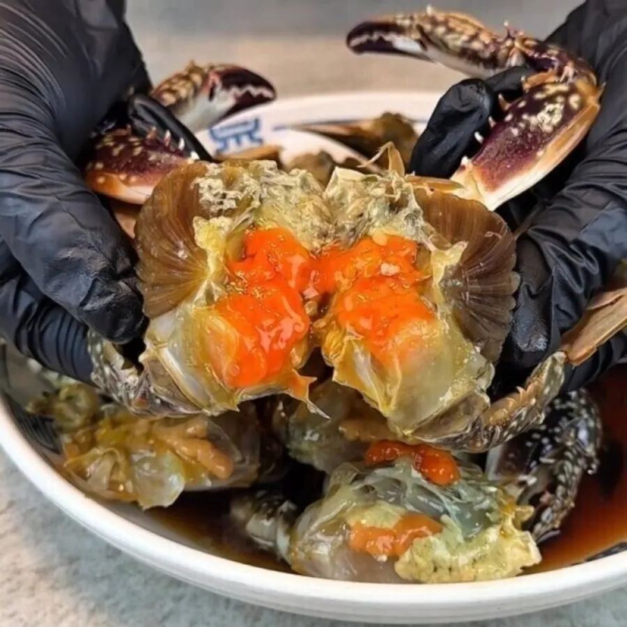 국내산 연평도 암꽃게 간장게장 3미 2.5kg