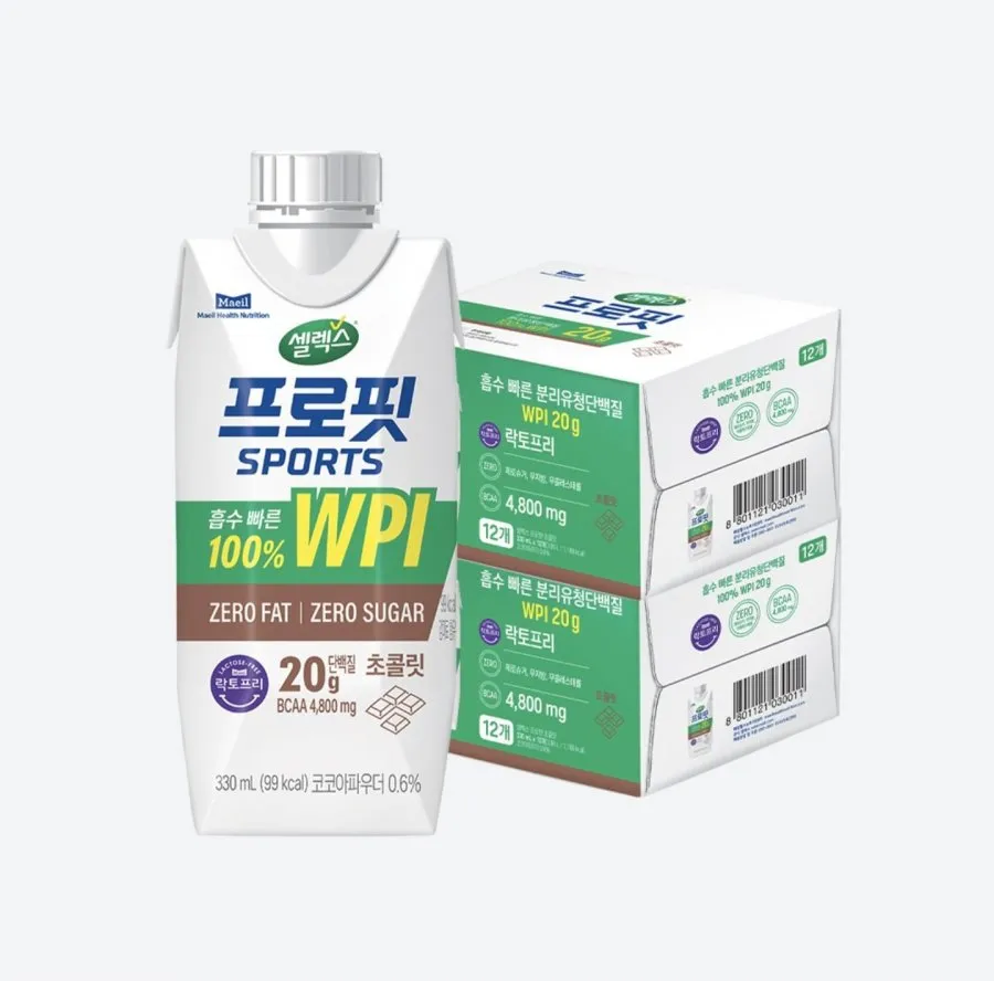 프로핏 스포츠 WPI 드링크 초콜릿 330ml 24팩