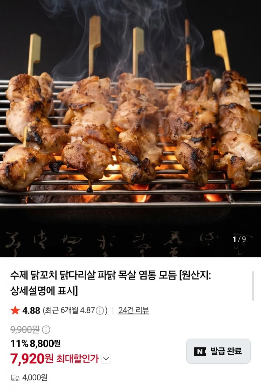 수제 닭꼬치 모음