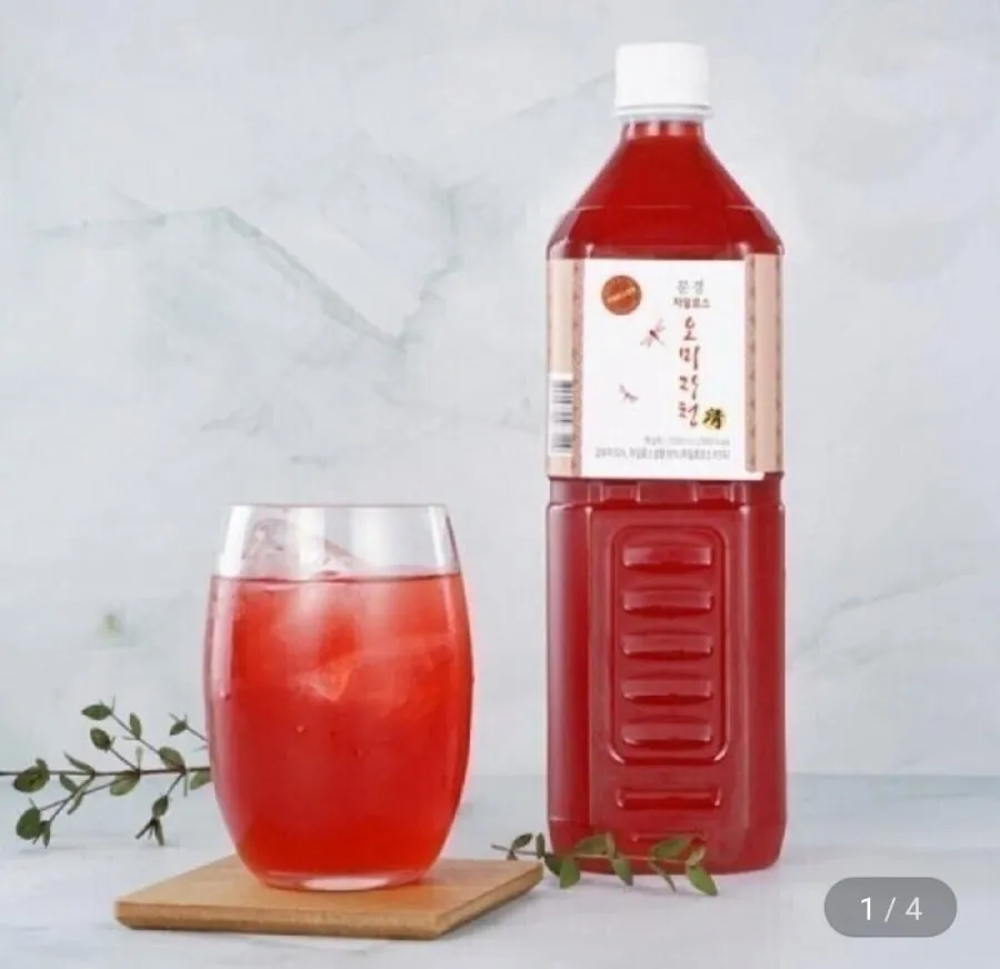 문경 프리미엄 자일로스 오미자청 진액 1L X 2병