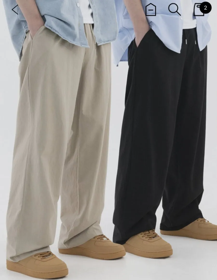 세미 와이드 팬츠 2PACK