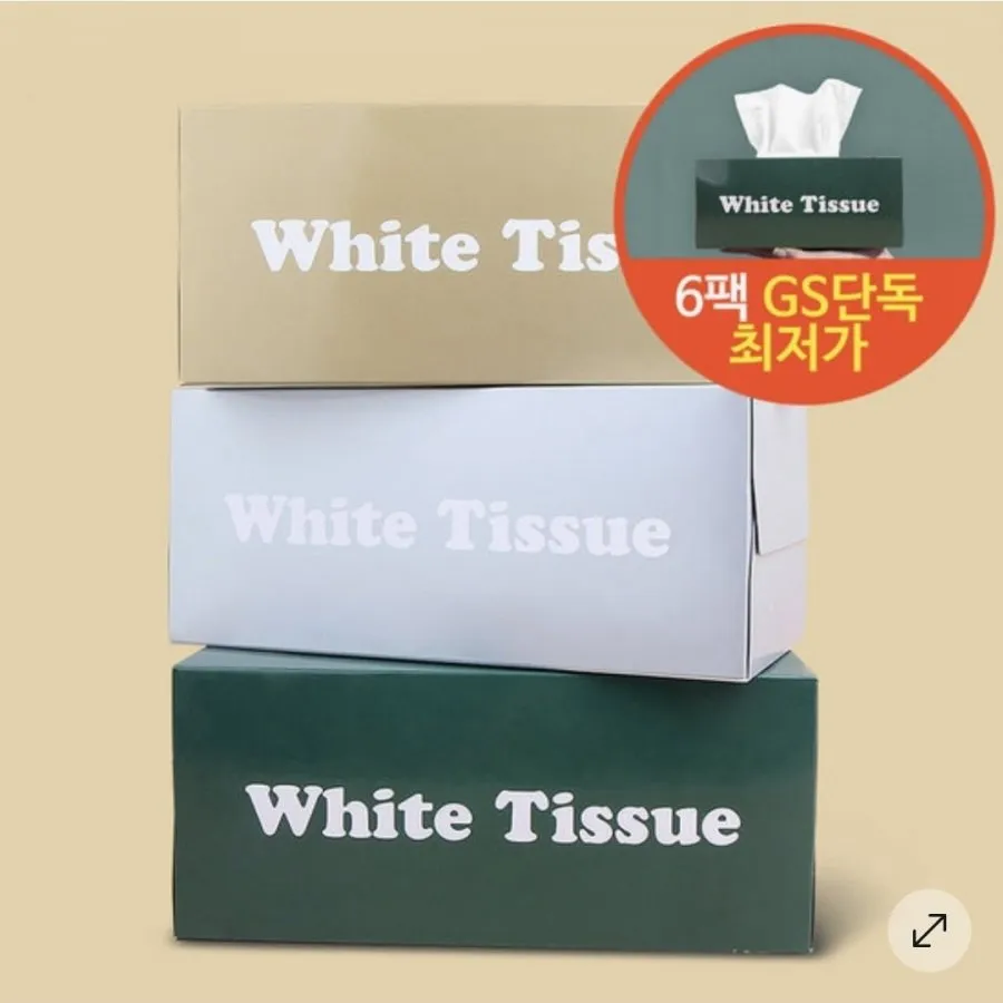 미용티슈 180매 6팩