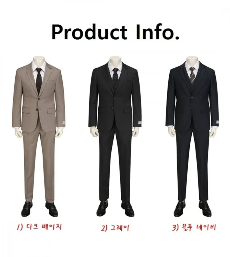 앤드지 REDA 수입원단 봄여름 정장